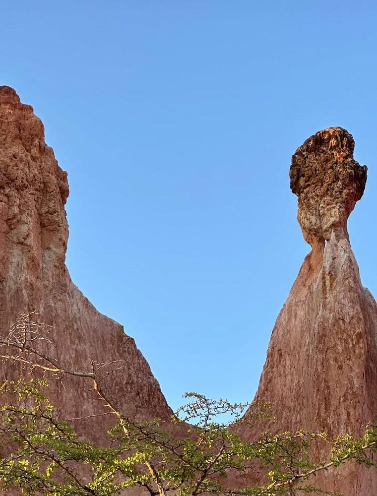 Guglie di arenaria a Hell's Kitchen, Marafa
